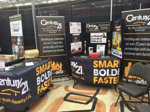 Century 21 booth pictured at Barrie home show - september 2015