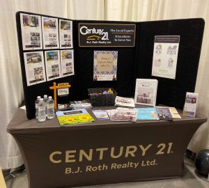 century 21 booth at simcoe county bridal show - 2019