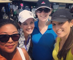 Alicia Linklater featured in group photo at RBC golf tournament - may 2018