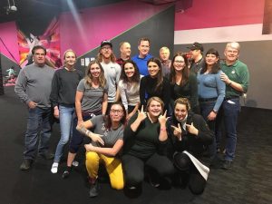 rotary club team group photo at XPlay - november 2018