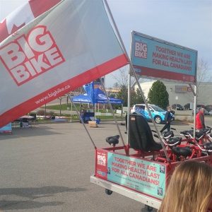 photo at heart & stroke foundation of barrie big bike event