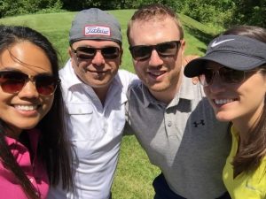 Alicia Linklater featured in group photo at century 21 golf tournament on innisbrook golf course